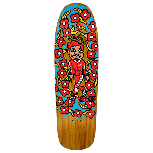 Krooked Skateboard Deck RED GONZ SWEATPANTS 9.81" Reissue