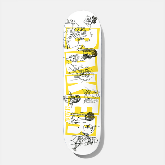 Baker Skateboard Deck Kader Brand Name Sketch 8.38" Art by Mike Gigliotti