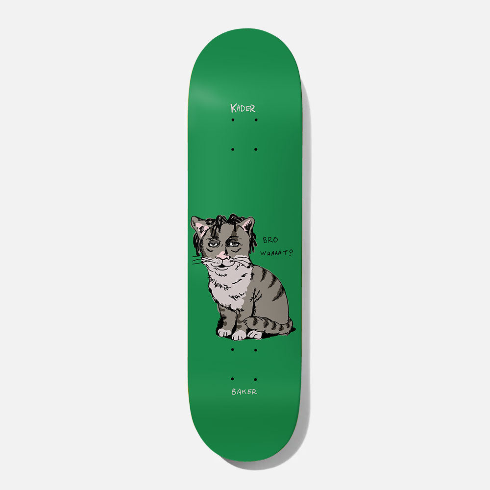 Baker Skateboard Deck Kader Bro What Deck 8 Art By Kevin Spanky Long