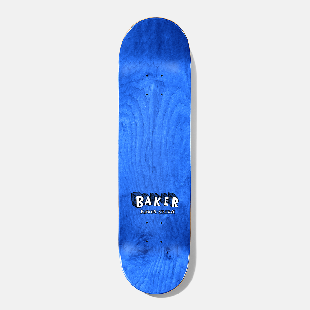 Baker Skateboard Deck Kader Hot Dogs Lament 8" Art by Kevin Spanky Long