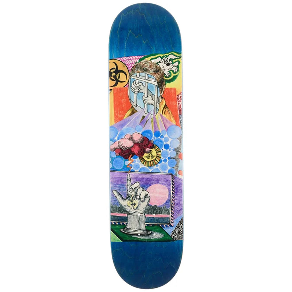 Baker Skateboard Deck Kader Hot Dogs Lament 8" Art by Kevin Spanky Long