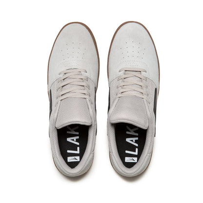 Lakai Shoes Brighton White Gum Suede USA SIZE Skateboard Sneakers