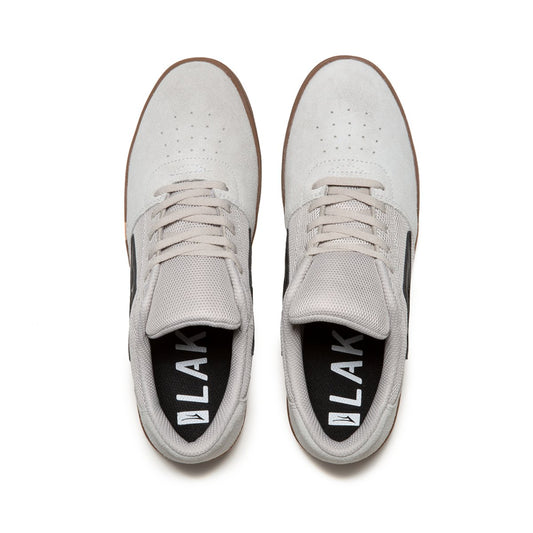 Lakai Shoes Brighton White Gum Suede USA SIZE Skateboard Sneakers