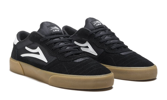Lakai Shoes Cambridge Black Gum Suede USA SIZE Skateboard Sneakers
