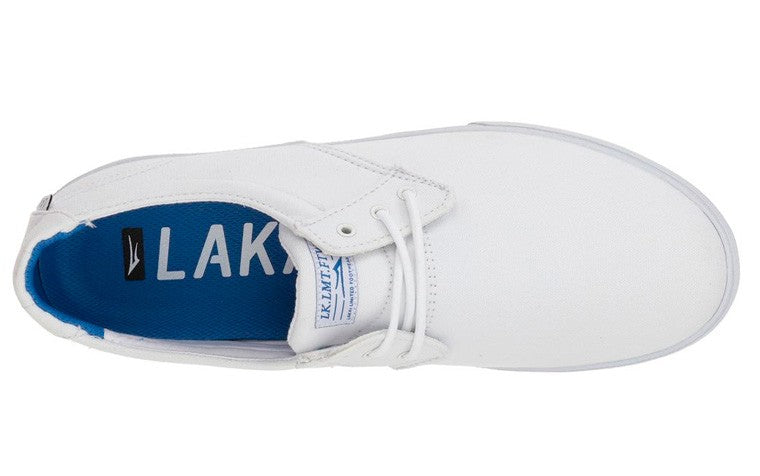 Lakai Shoes Daly White Canvas USA SIZE Skateboard Sneakers