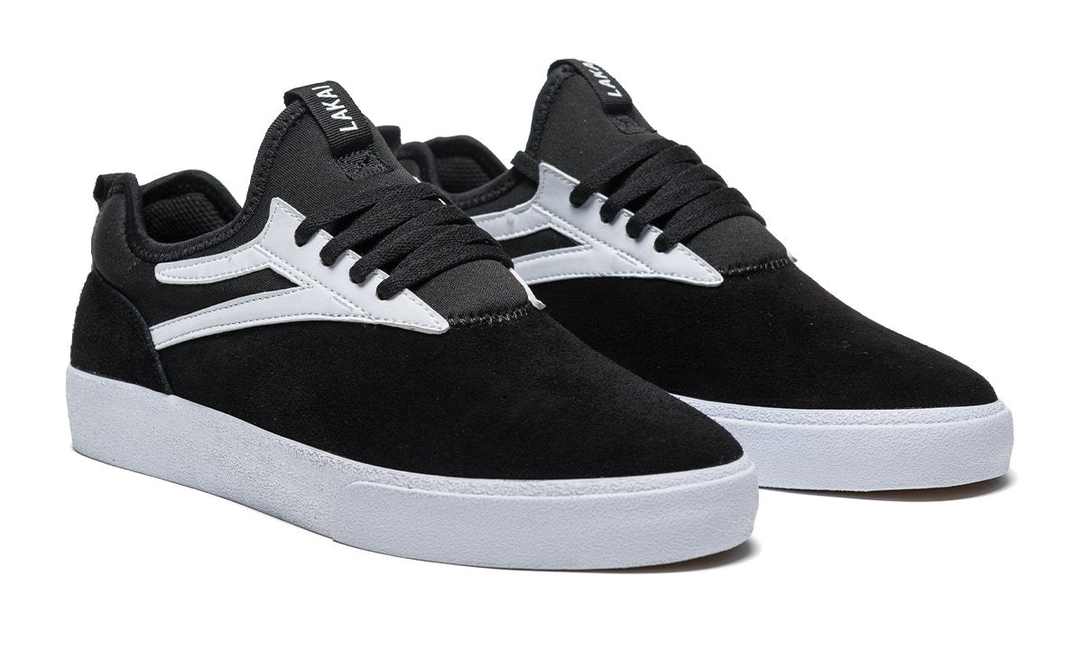 Lakai Shoes Dover Black Suede US SIZE Skateboard Sneakers