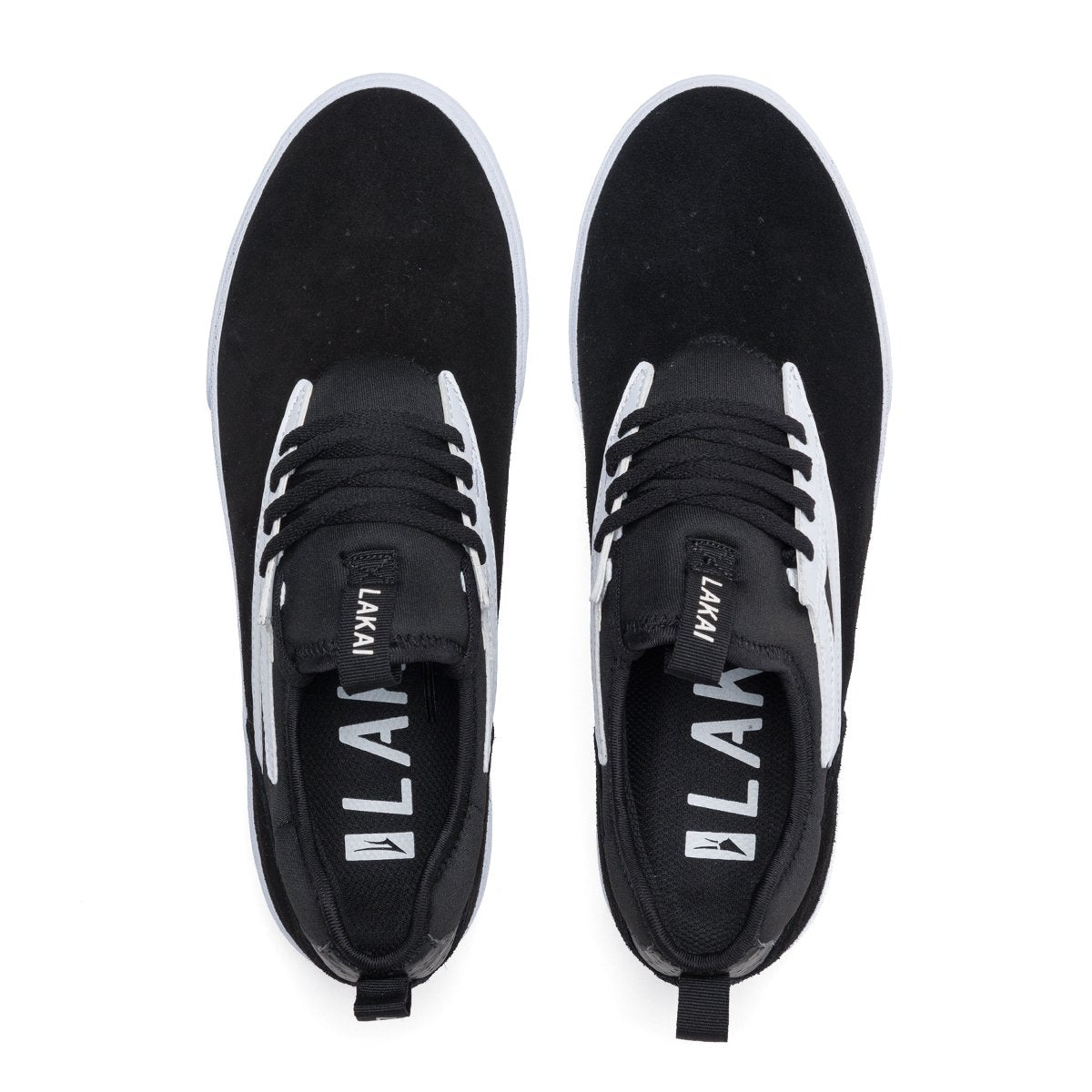 Lakai Shoes Dover Black Suede US SIZE Skateboard Sneakers