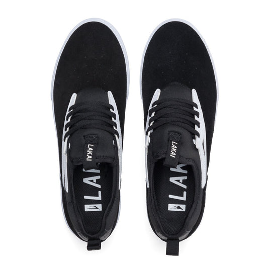 Lakai Shoes Dover Black Suede US SIZE Skateboard Sneakers