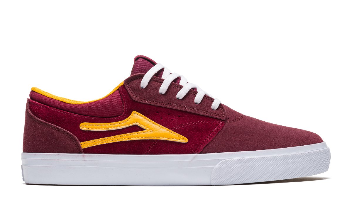 Lakai Shoes Griffin Burgundy Cardinal Suede USA SIZE Skateboard Sneakers