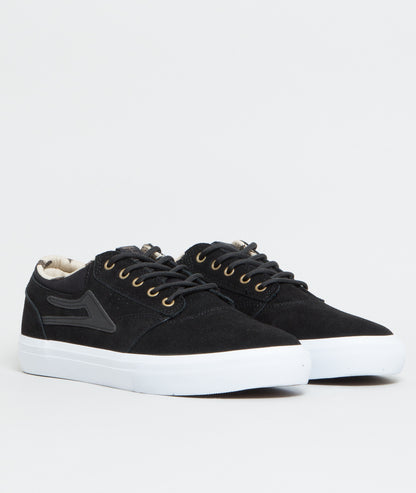 Lakai Shoes Griffin (Duck Pack) Black White Suede USA SIZE Skateboard Sneakers