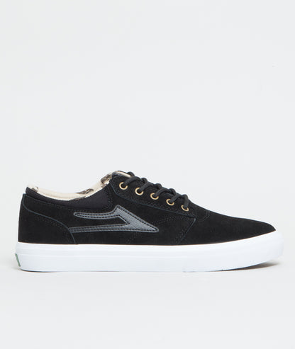 Lakai Shoes Griffin (Duck Pack) Black White Suede USA SIZE Skateboard Sneakers