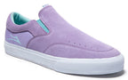 Lakai Shoes Owen Vlk Lavender Suede Slip On Usa Size Skateboard Sneakers