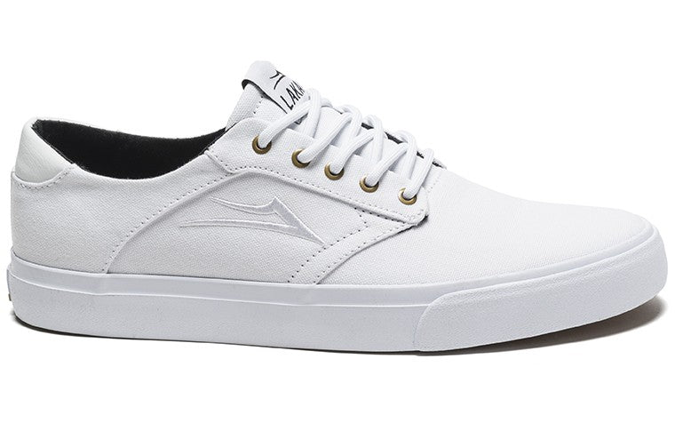 Lakai Shoes Porter White Canvas USA SIZE Skateboard Sneakers