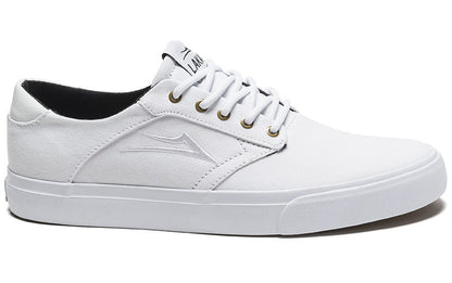 Lakai Shoes Porter White Canvas USA SIZE Skateboard Sneakers