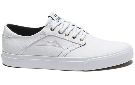 Lakai Shoes Porter White Canvas USA SIZE Skateboard Sneakers