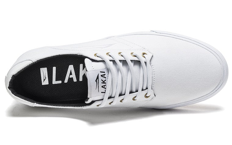 Lakai Shoes Porter White Canvas USA SIZE Skateboard Sneakers