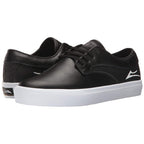 Lakai Shoes Riley Hawk Black Leather Usa Size Skateboard Sneakers