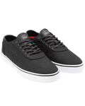 Lakai Shoes Manchester Lean Riley Hawk Black Canvas Us Size Skateboard Sneakers