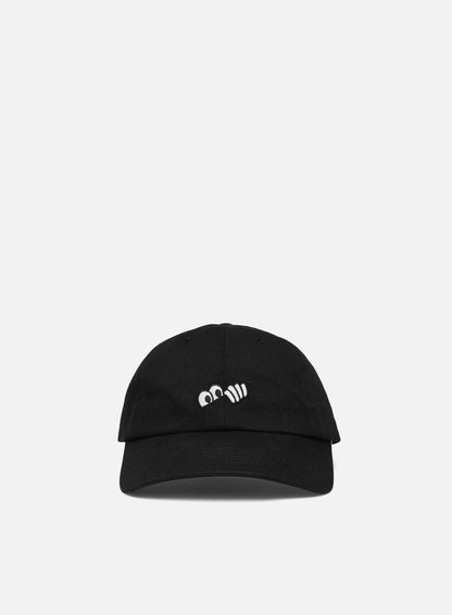 Last Resort AB Cap Eyes 6-Panel Black Strapback Skateboard Hat