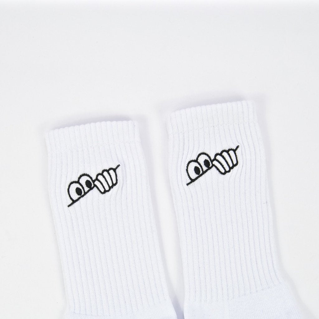 Last Resort AB Socks White Size 10-12 New Skateboard Sox