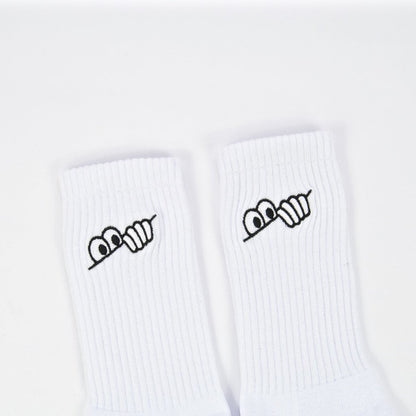 Last Resort AB Socks White Size 10-12 New Skateboard Sox