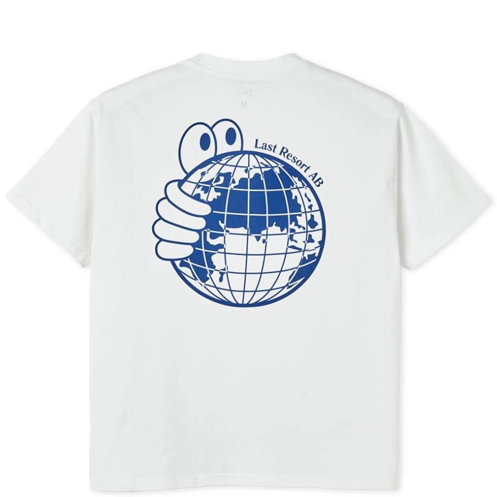 Last Resort AB Tee ATLAS MONOGRAM White Skateboard T-Shirt