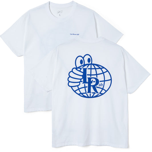 Last Resort AB Tee ATLAS MONOGRAM White Skateboard T-Shirt