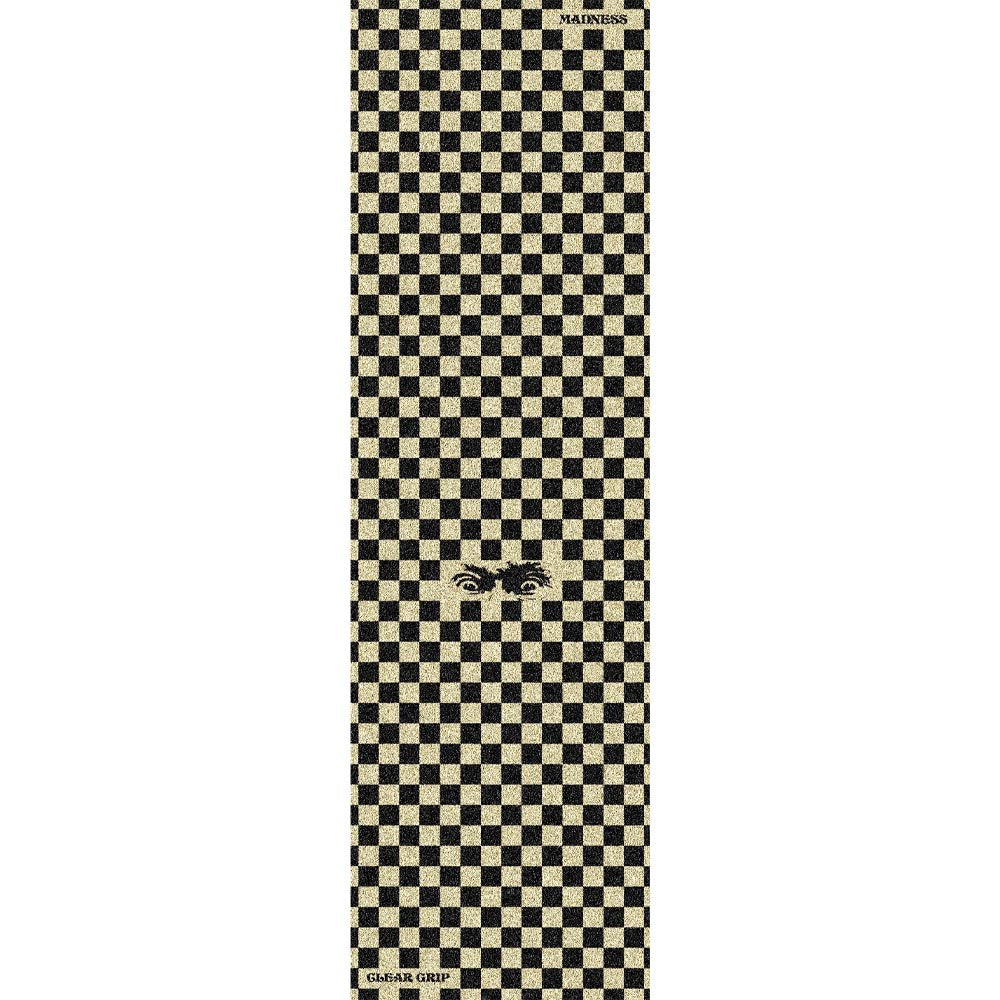 Madness Skateboards Grip Tape Checkered View Clear Full Deck Griptape
