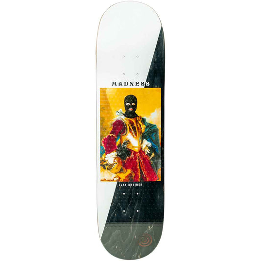Madness Skateboard Deck Masked Impact Light Clay Kreiner 8.25"