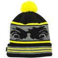 Madness Beanie Crazy Eyes Safety Yellow Black Osfa New Skateboard Headwear