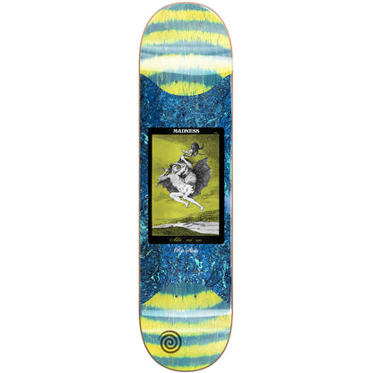 Madness Skateboard Deck Alla Popsicle R7 Slick Green Swirl 8.625"