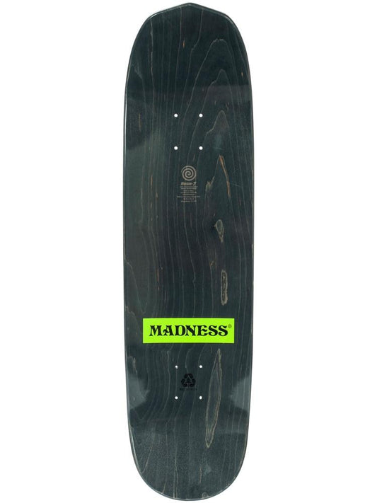 Madness Skateboard Deck Alla Rip Slick R7 Blue Green 8.5"