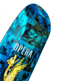 Opera Skateboard Deck Dragon 9 125 Ex7 Blue Shaped