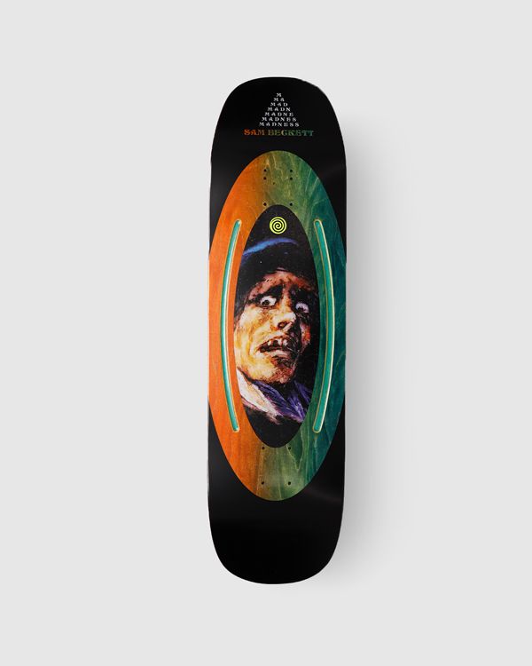Madness Skateboard Deck Face Plant Impact Light Sam Beckett 8.75"