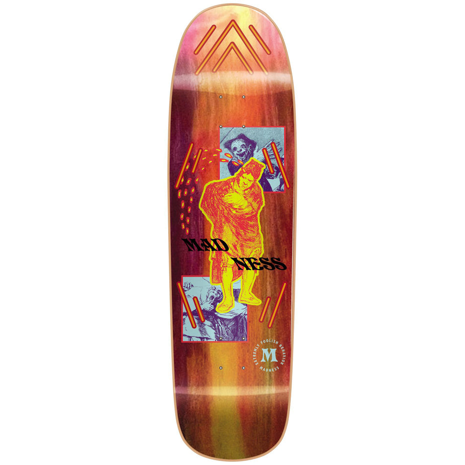 Madness Skateboard Deck Grasp R7 Orange 9 1 Shaped