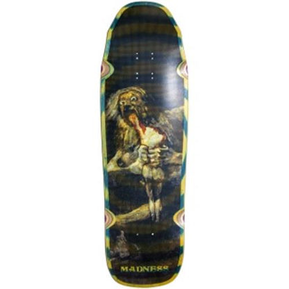 Madness Skateboard Deck Halftone Son GREEN SWIRL 9.5" R7 (Francisco Goya)