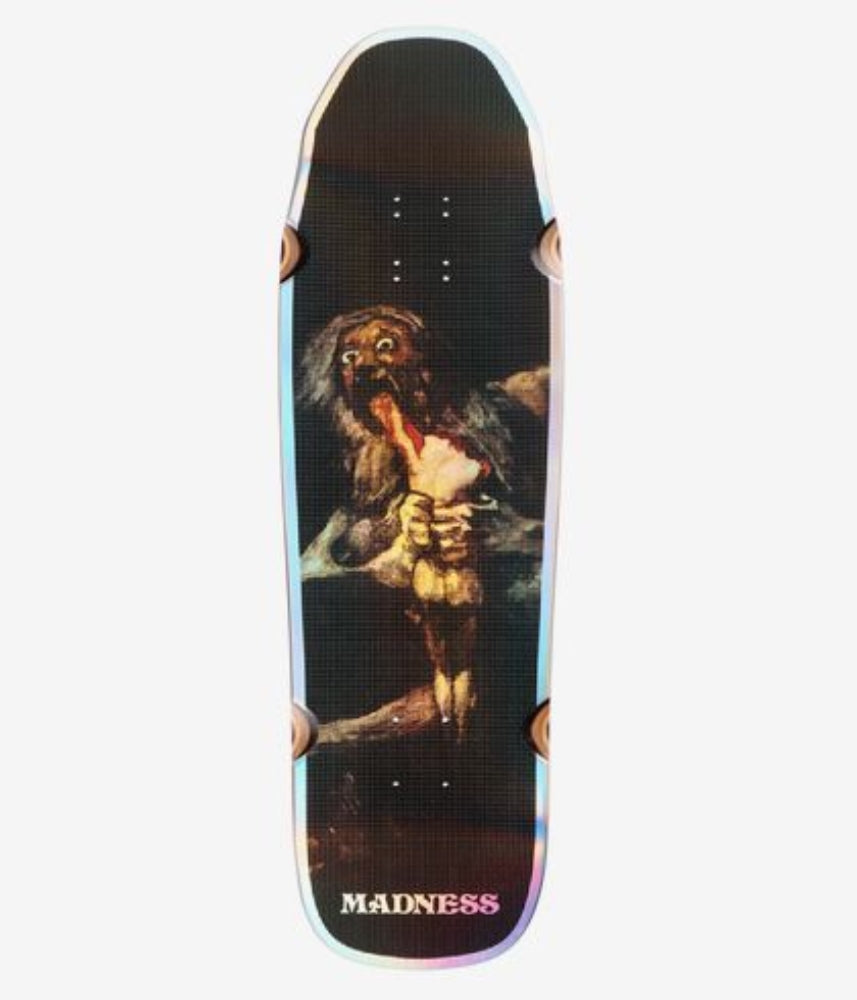 Madness Skateboard Deck Halftone Son Holographic 9 5 R7 Francisco Goya