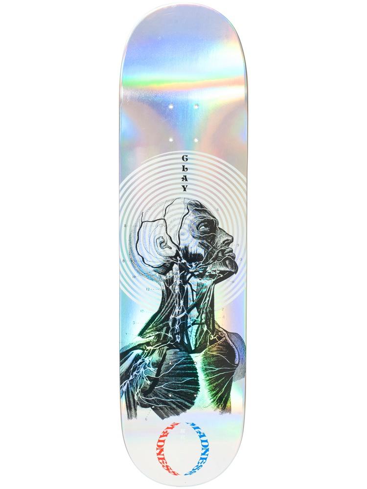 Madness Skateboard Deck Inside Out Impact Light Clay Kreiner Holographic 8 25