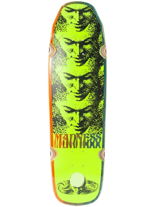 Madness Skateboard Deck Mind Universe R7 Neon Yellow 9.0"