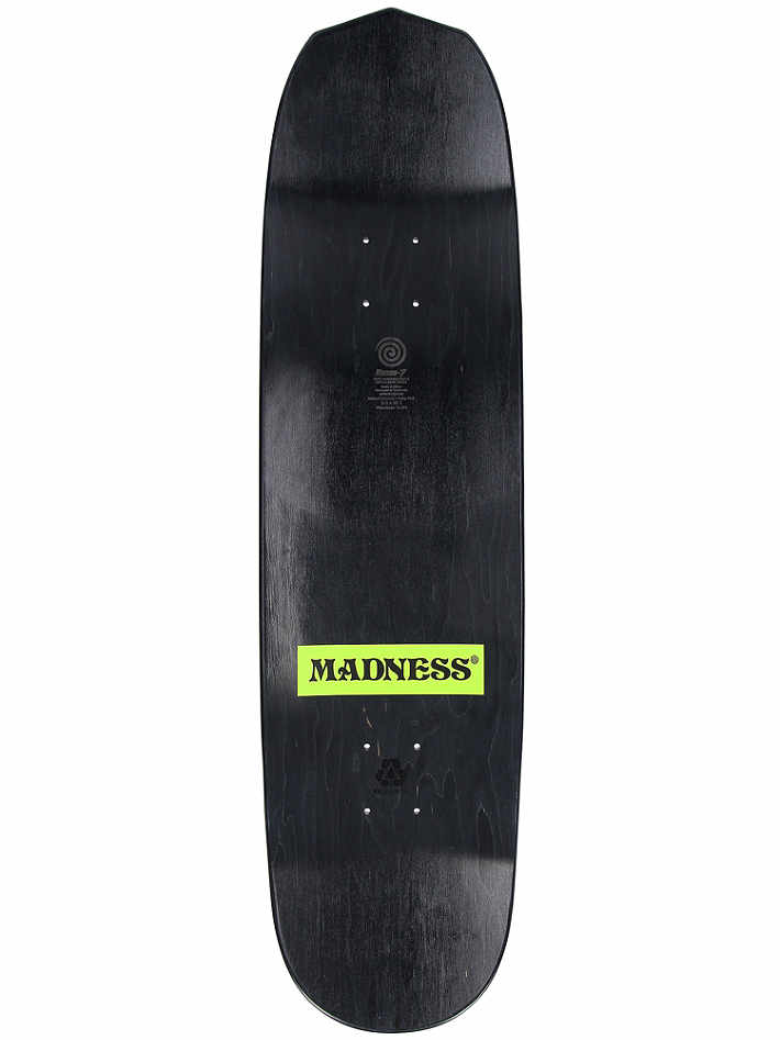 Madness Skateboard Deck Outcast R7 Slick Green/Multi 8.5"