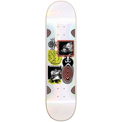 Madness Skateboard Deck Schizo R7 Pearl White 8.5"