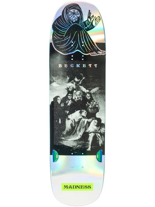 Madness Skateboard Deck Spell Bound Impact Light Sam Beckett Holographic 8.75"