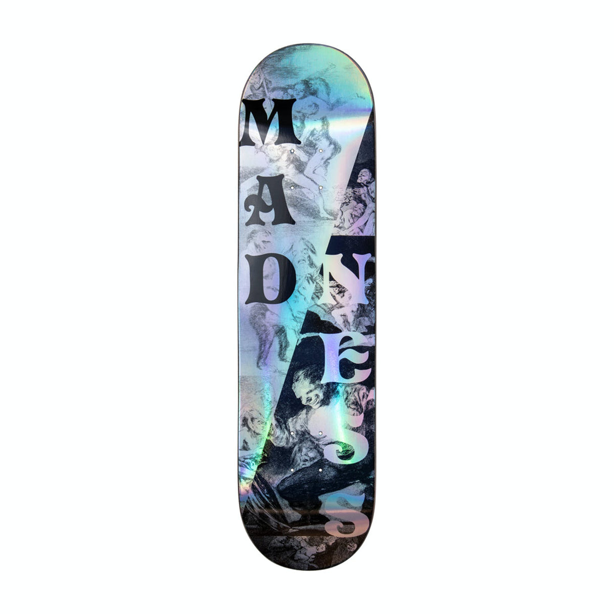Madness Skateboard Deck Split Overlap Holographic R7 8