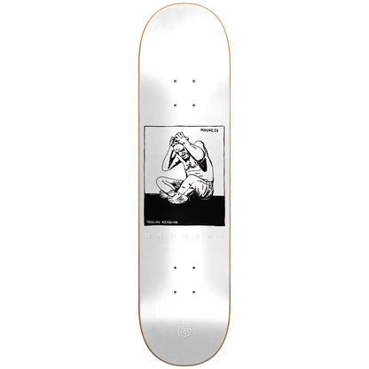 Madness Skateboard Deck Stressed Popsicle R7 White 8.375"