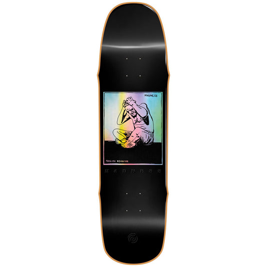 Madness Skateboard Deck Stressed R7 Black 8.5" Shaped