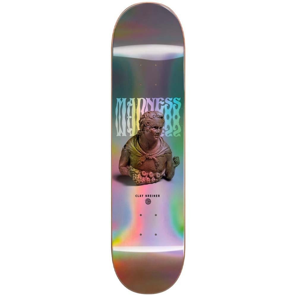 Madness Skateboard Deck Tantrum Holographic Impact Light Clay Kreiner 8.25"