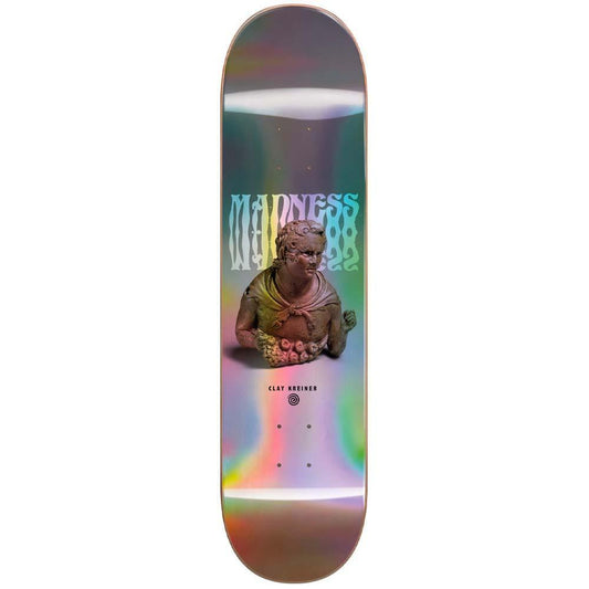 Madness Skateboard Deck Tantrum Holographic Impact Light Clay Kreiner 8.25"