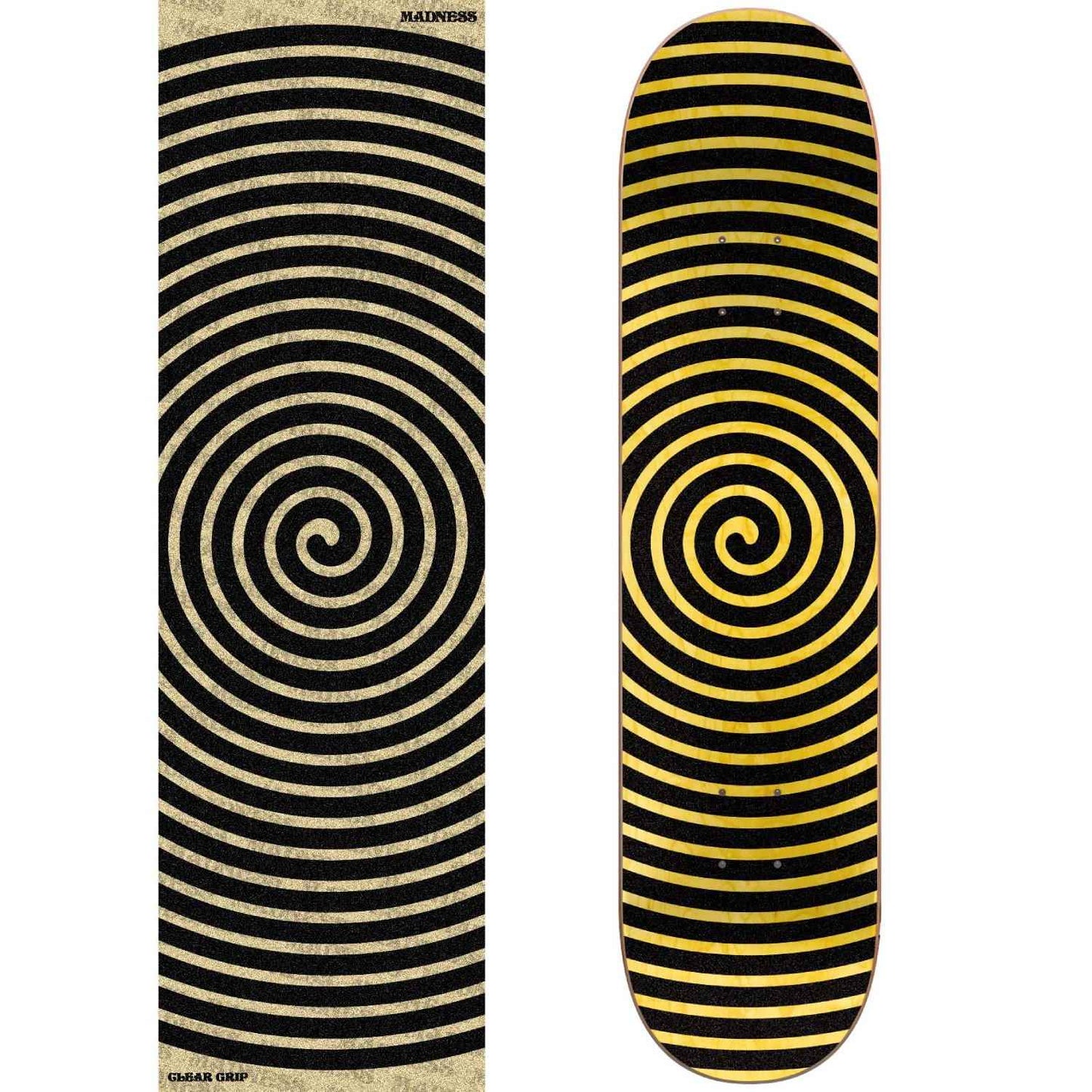 Madness Skateboards Grip Tape Swirl Clear 10" Full Deck Griptape