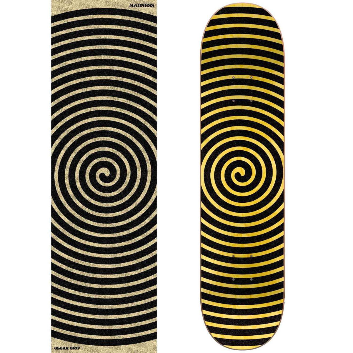 Madness Skateboards Grip Tape Swirl Clear 10 Full Deck Griptape