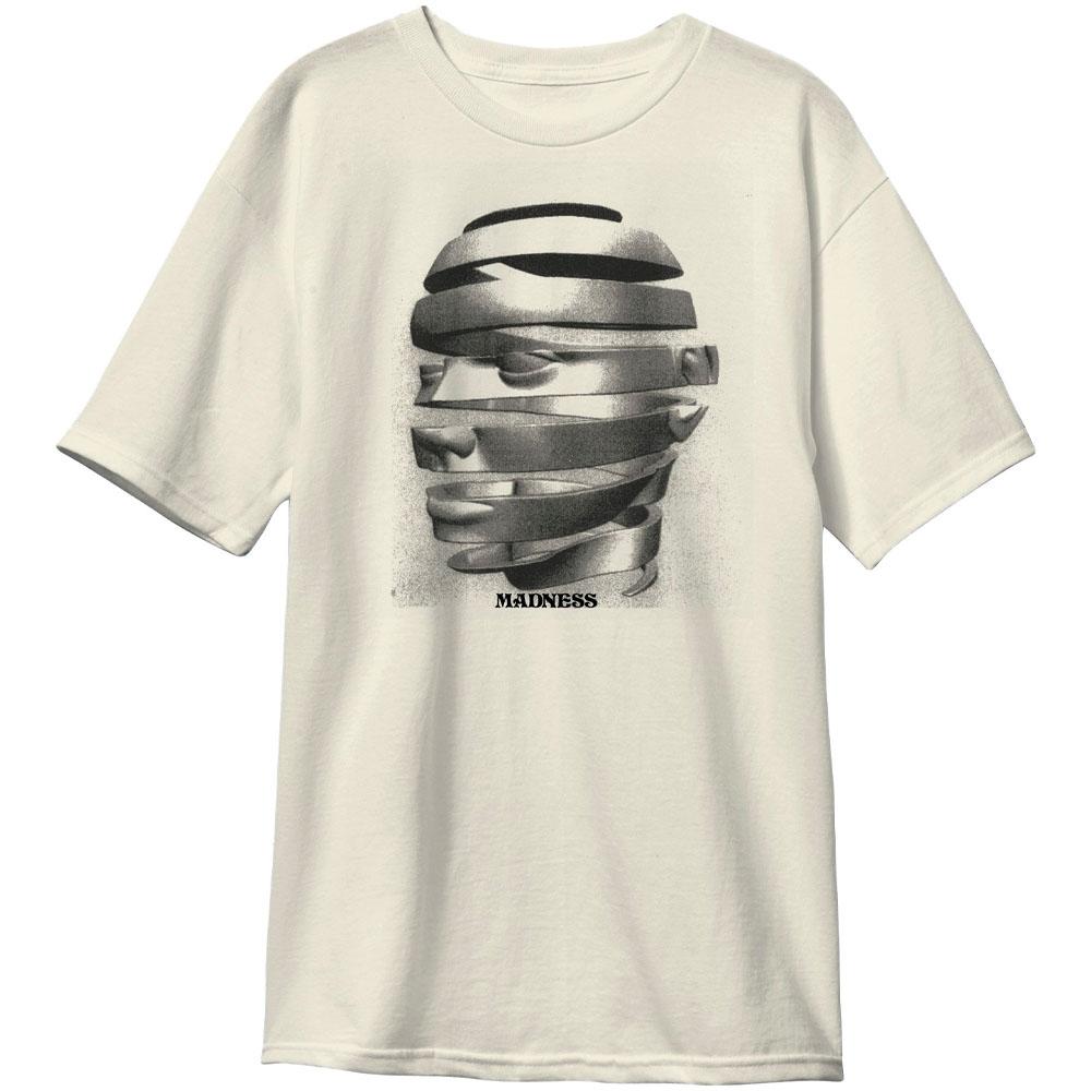 Madness Tee Wrapped Bone White Skateboard T-Shirt